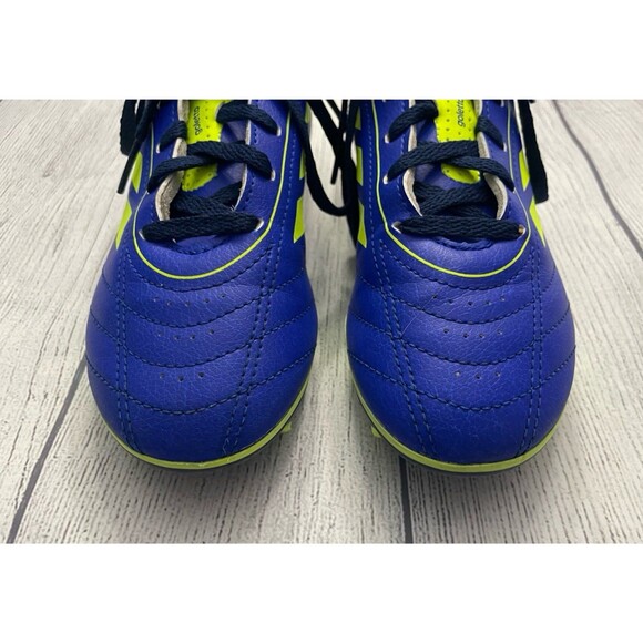 Blue Adidas Boy Girl Soccer Cleats Shoes, Size Youth 1.5 - Picture 3 of 4